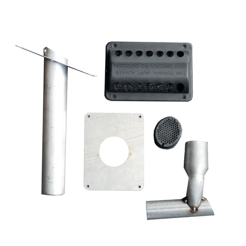 Thetford Independent Flue Kit – Black-RV Online