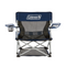 Coleman Chair Quad Beach Mesh Blue and White