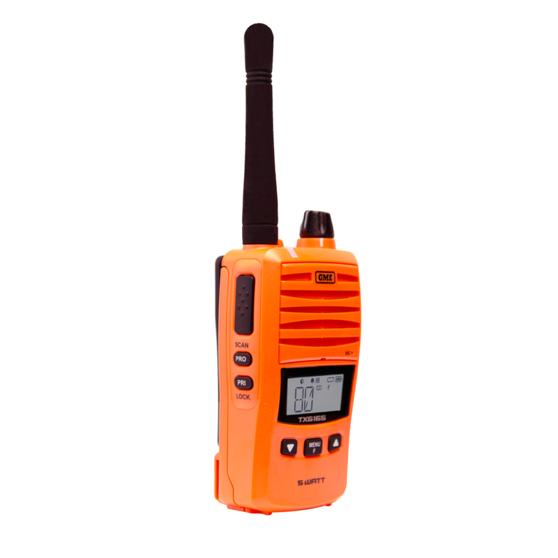 GME 5/1 Watt UHF CB Handheld Radio TX6165XO