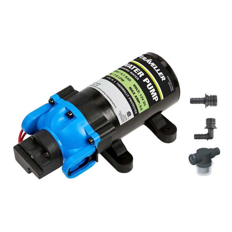 Aussie Traveller 12V RV Water Pump 7.6LPM