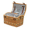 Picnic Basket Willow 4 Person Design C