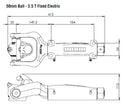 AL-KO Off Road Ball Coupling 50mm 3.5T | Caravan Camping – RV Online