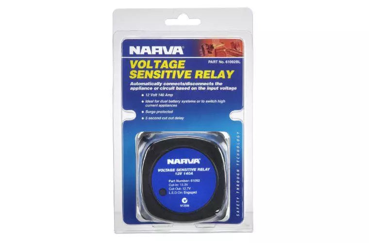 Narva 140A 12V Voltage Sensitive Relay - RV Online